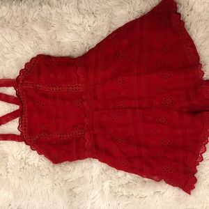 Forever 21 Red Romper